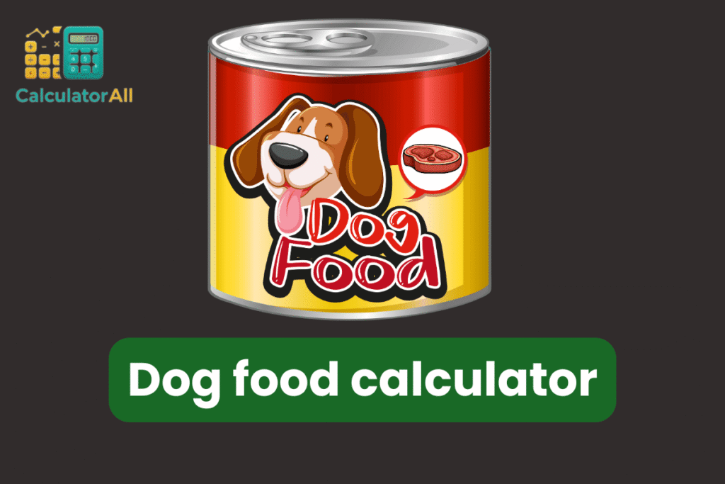 Dog food calculator