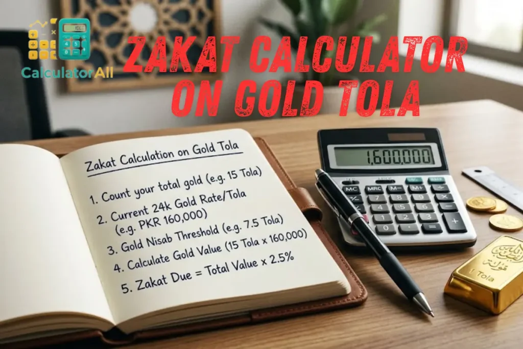 Zakat Calculator on Gold Tola