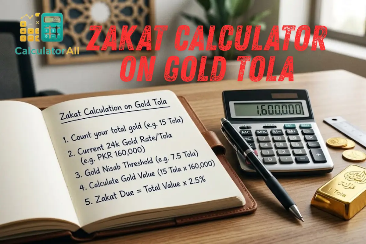 Zakat Calculator on Gold Tola